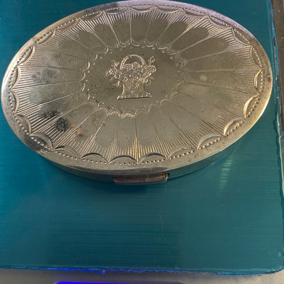 Vintage Cara Nome Boston Sterling Silver Powder Compact, - Picture 7 of 7